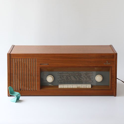 vintage Siemens 진공관 라디오
