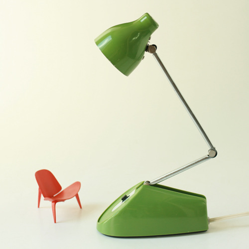 vintage Green Hamilton Lamp
