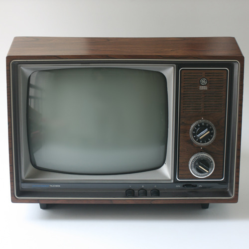 vintage GE TV 