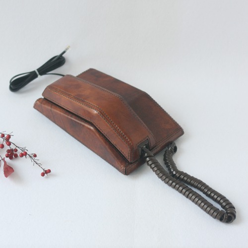 Vintage Leather Telephone #01