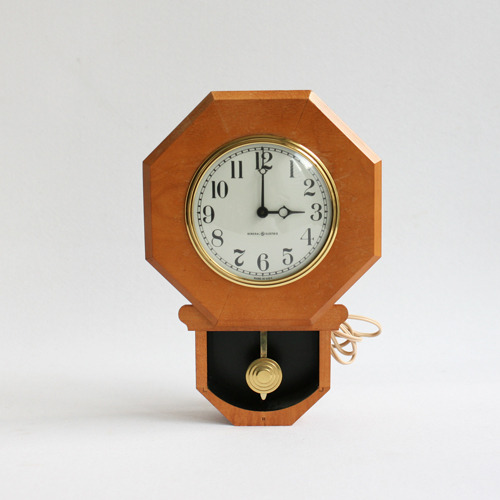 vintage Electric Regulator wood clock 