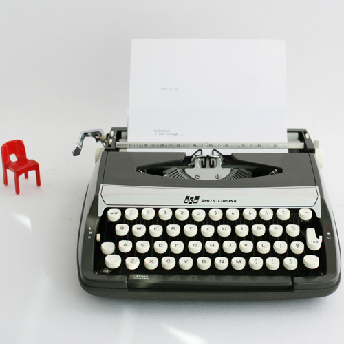 vintage Smith Corona typewriter #03