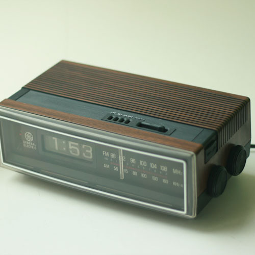 vintage GE flip clock radio(재입고)