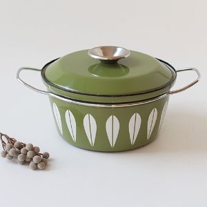vintage cathrineholm pot (green)