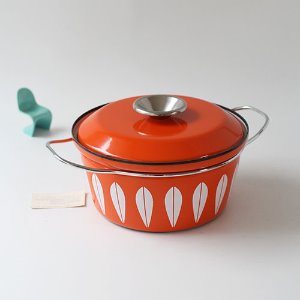 vintage cathrineholm pot (orange)