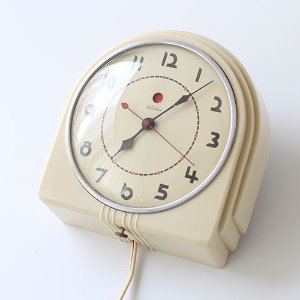 vintage telechron wall clock
