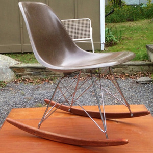 vintage eames rocking chair 