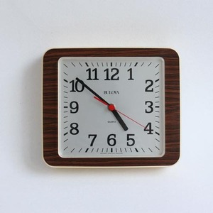 vintage Bulova wall clock