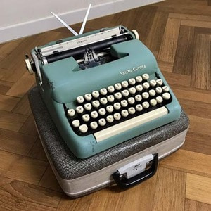 vintage Smith Corona typewriter    