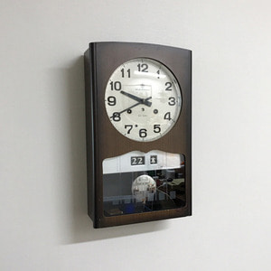 일본 Aichi Tokei Denki 태엽 괘종 시계 