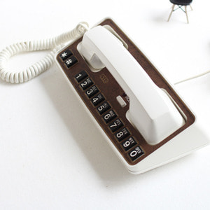 vintage GTE button phone