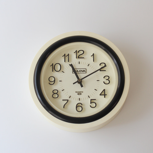 vintage Bulova wall clock