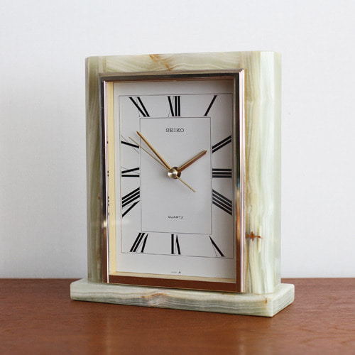 vintage SEIKO marble clock