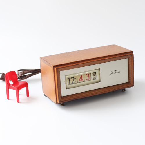 vintage seth thomas flip clock