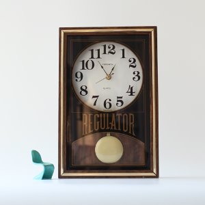 vintage Verichron wall clock