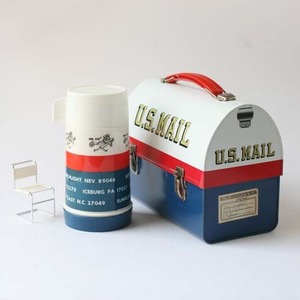 vintage U.S.MAIL lunchbox &amp; thermos(1969)